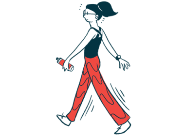 New York City Marathon/porphyrianews.com/woman walking illustration