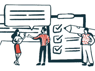 survey | Porphyria News | Illustration of surveyor and survey responders