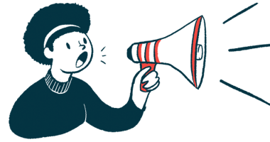 AHP awareness | Porphyria News | illustration of woman with megaphone