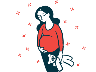 An illustration of a pregnant woman