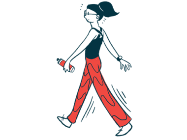 Scenesse | Porphyria News | illustration of woman walking