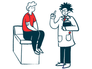 acute hepatic porphyria symptoms | Porphyria News | illustration of doctor talking to patient