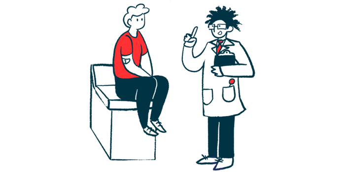 rare disease education | illustration of doctor talking to patient