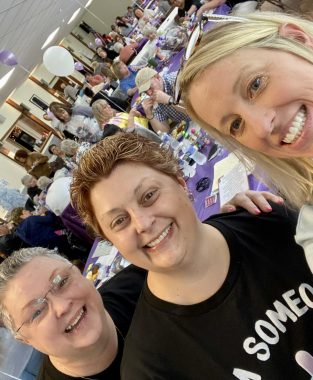 variegate porphyria | Porphyria News | Columnist Kristen Wheeden takes a photo with Katherine Cruz and Katherine's mom, Sandy, at a bingo fundraiser.