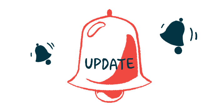 A large bell labeled 'update' in all capital letters is pictured between two smaller, ringing bells.