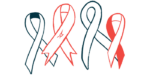 A group of ribbons are shown to denote awareness.